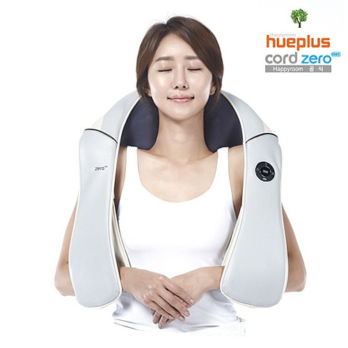 [해피룸]휴플러스 프리미엄 목 어깨 무선 안마기 cordzero-6000/LG배터리 셀 사용/휴메이트/국내생산